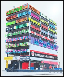 american carwash on perspex